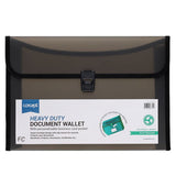 Concept Foolscap Heavy Duty Button Document Wallet (Assortment)