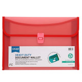 Concept Foolscap Heavy Duty Button Document Wallet (Assortment)