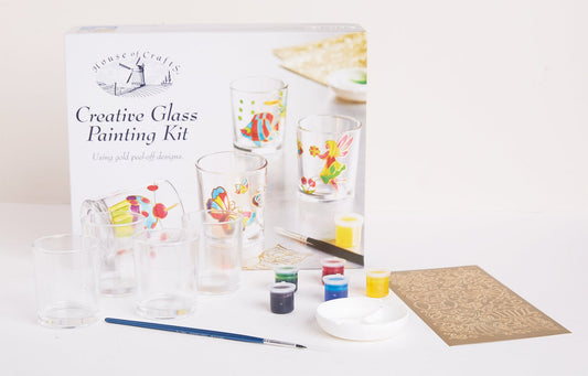 House Of Crafts Glass Painting Craft Kit