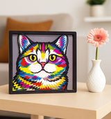 Splat Planet Wood Art Kit - Cat