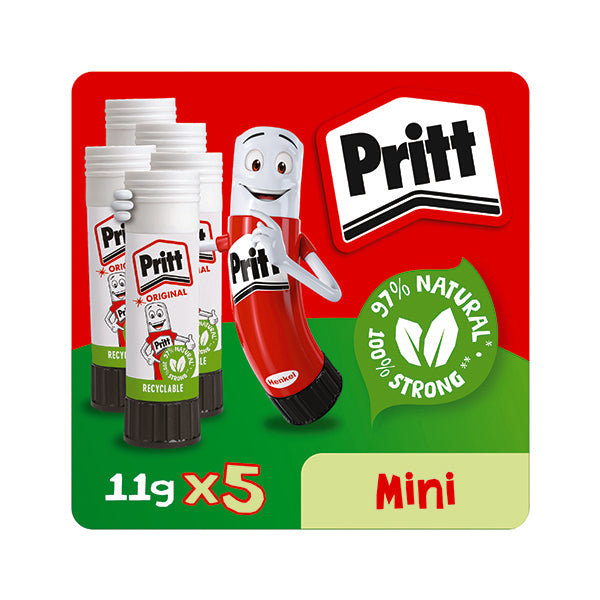 Pritt Stick Glue Stick 11g (Pack of 5) 1483489