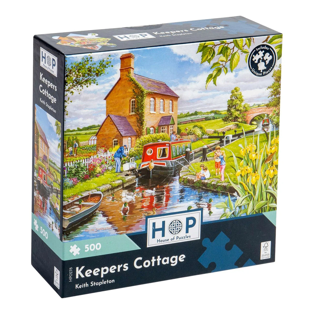 500 Piece Jigsaw Puzzle - Keepers Cottage