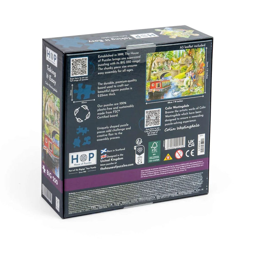 BIG 250 Piece Jigsaw Puzzle - Taking It Easy