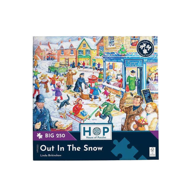 BIG 250 Piece Jigsaw Puzzle - Out in the Snow