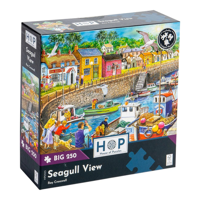 BIG 250 Jigsaw Puzzle - Seagull View