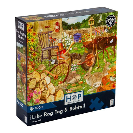 1000 Piece Jigsaw Puzzle - Like Rag Tag and Bobtail