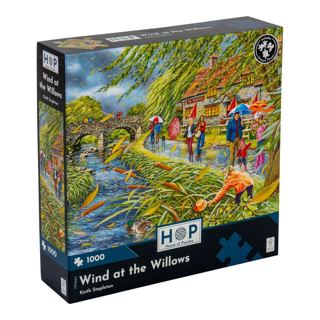 1000 Piece Jigsaw Puzzle - Wind at the Willows