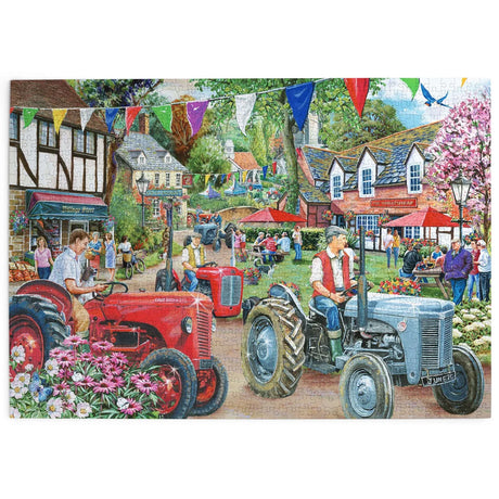 1000 Piece Jigsaw Puzzle - Find The Difference: Tractor Parade