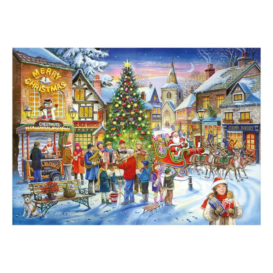 Christmas Shopping - 4 x 500 Piece Jigsaw Puzzles