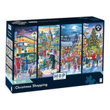 Christmas Shopping - 4 x 500 Piece Jigsaw Puzzles
