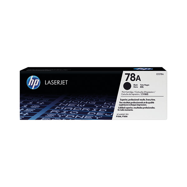 HP 78A Black Laserjet Toner Cartridge CE278A