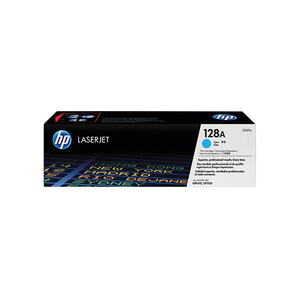 HP 128A Cyan Laserjet Toner Cartridge CE321A