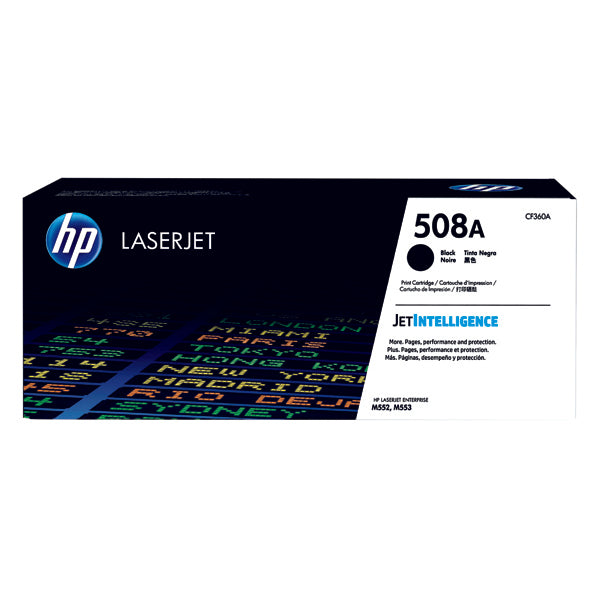 HP 508A Black Laserjet Toner Cartridge CF360A