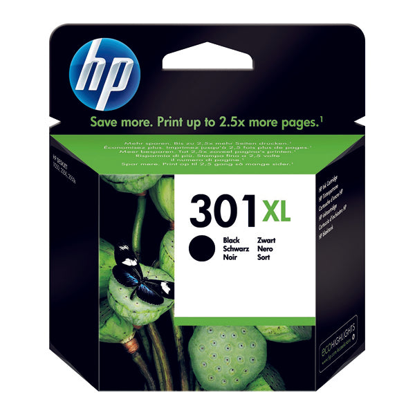 HP 301XL Ink Cartridge High Yield Black CH563EE