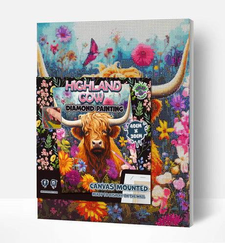Diamond Art Set - Highland Cow