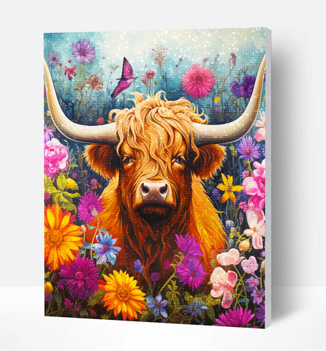 Diamond Art Set - Highland Cow