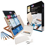 Zieler Easel 24 Watercolour Set - A3 Pad and Brush Set