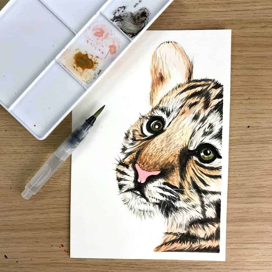 Zieler A5 Watercolour Paper Gummed Pad 300gsm (12 Sheets)