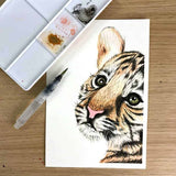 Zieler A5 Watercolour Paper Gummed Pad 300gsm (12 Sheets)