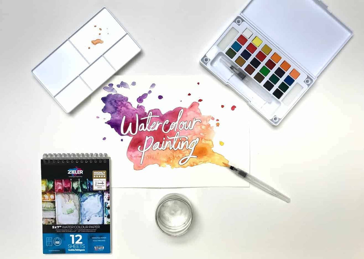 Zieler A3 Watercolour Paper Gummed Pad (12 Sheets)
