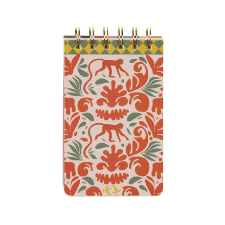 Designworks A Dopo Twin Wire Notepad - Monkey