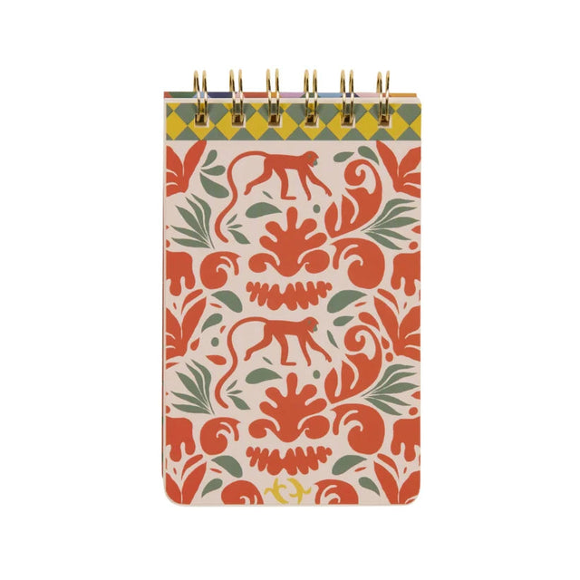 Designworks A Dopo Twin Wire Notepad - Monkey