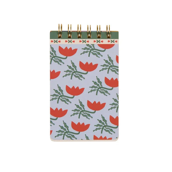 DesignWorks A Dopo Twin Wire Notepad - Flower