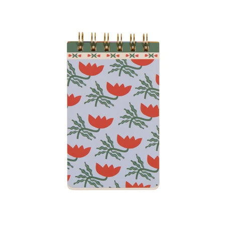 DesignWorks A Dopo Twin Wire Notepad - Flower