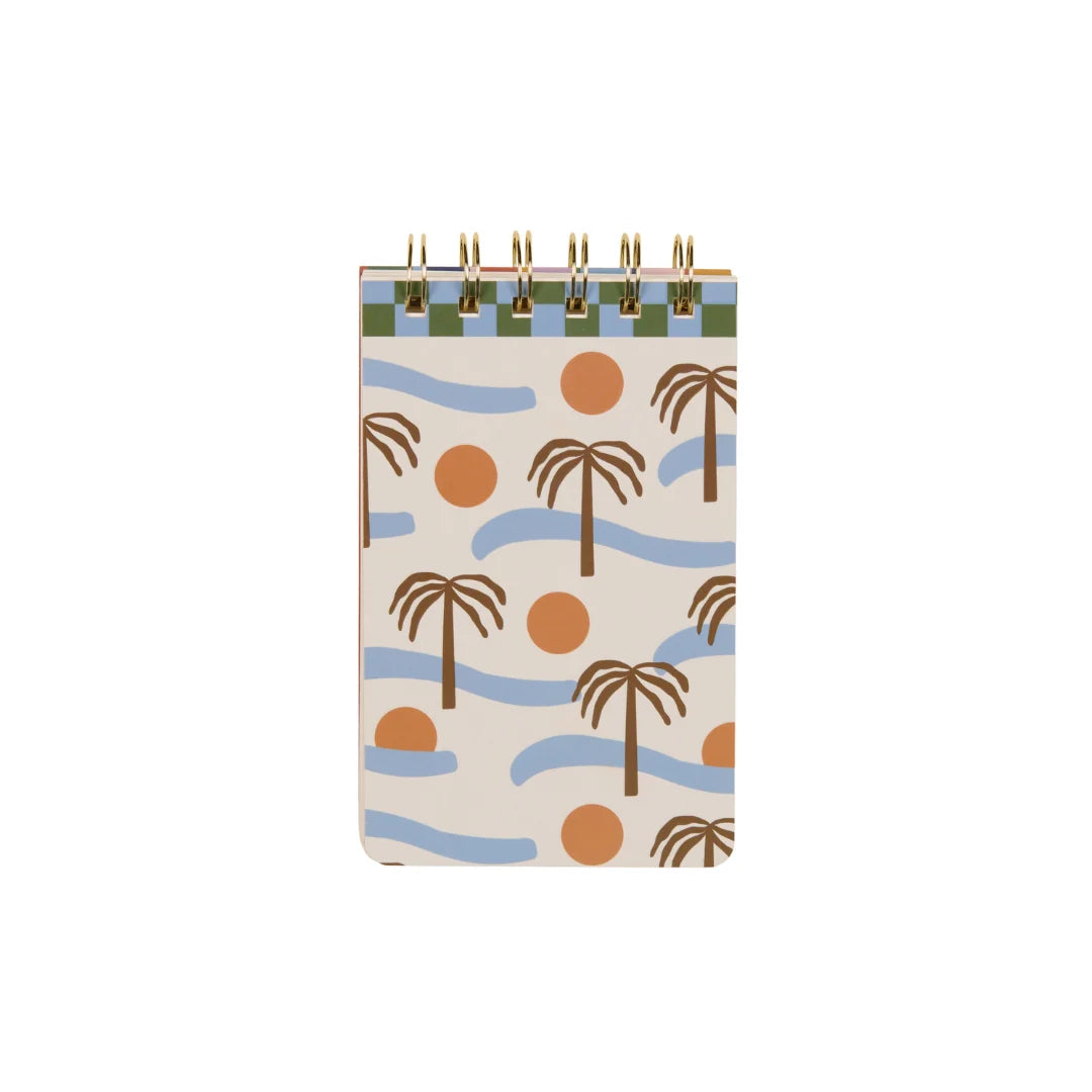 DesignWorks A Dopo Twin Wire Notepad - Palm