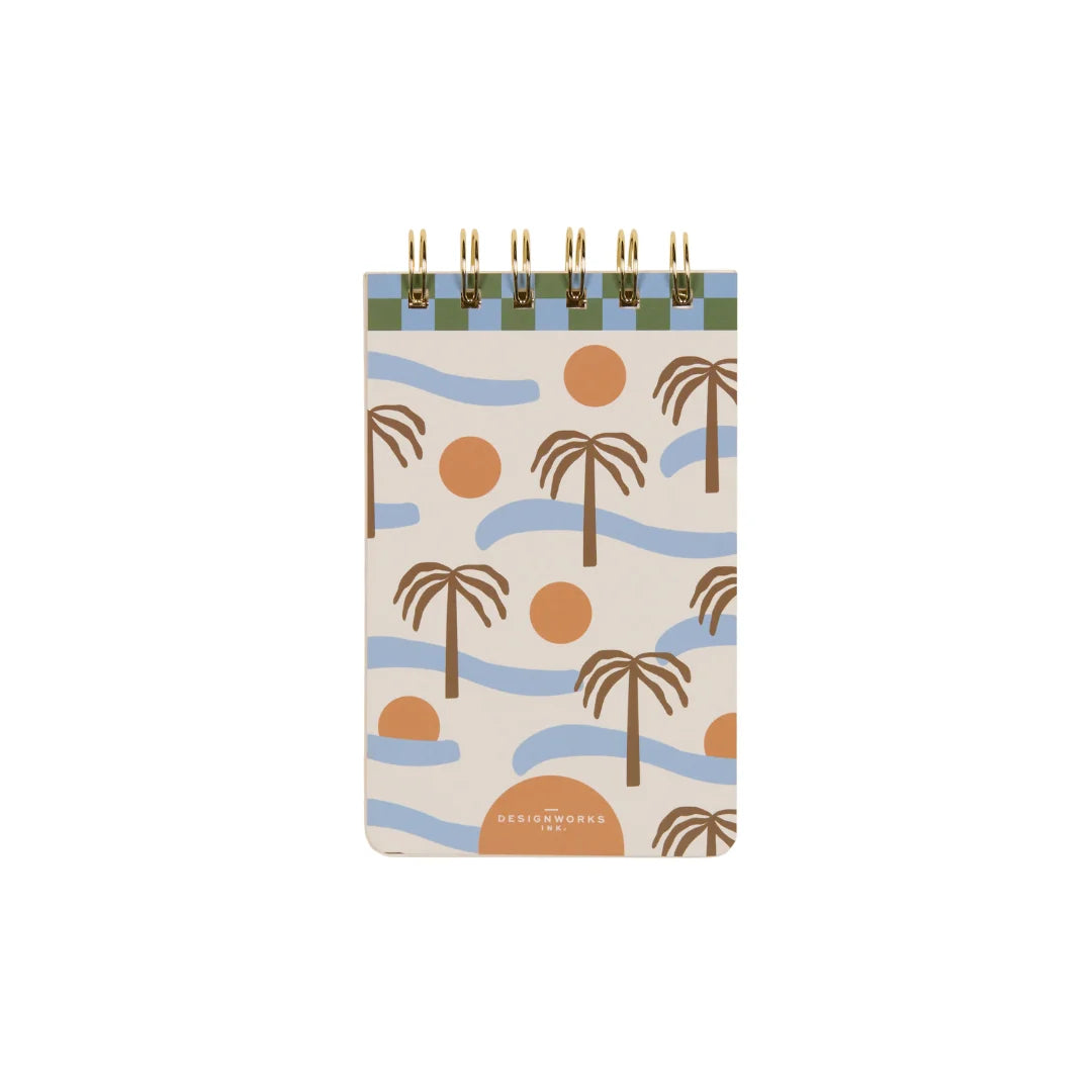 DesignWorks A Dopo Twin Wire Notepad - Palm