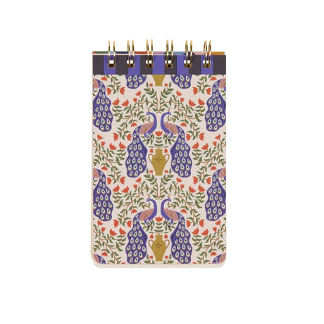 DesignWorks A Dopo Twin Wire Notepad - Peacock