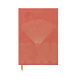 DesignWorks Hard Cover Suede Journal - Radiant Terracotta