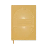DesignWorks Hard Cover Suede Journal - Ochre Radiant Sun Block