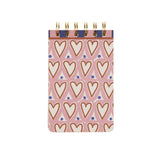 DesignWorks A Dopo Twin Wire Notepad - Hearts