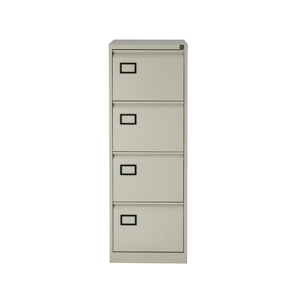Standard Filing Cabinet 4 Drawer H1321mm Pearl Grey Each