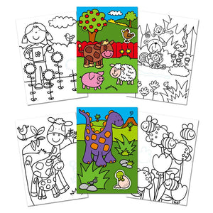 GALT First Sticker/Colouring Book