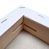 Zieler Stretched Blank Canvas - Quality thick 280gsm Cotton Canvas