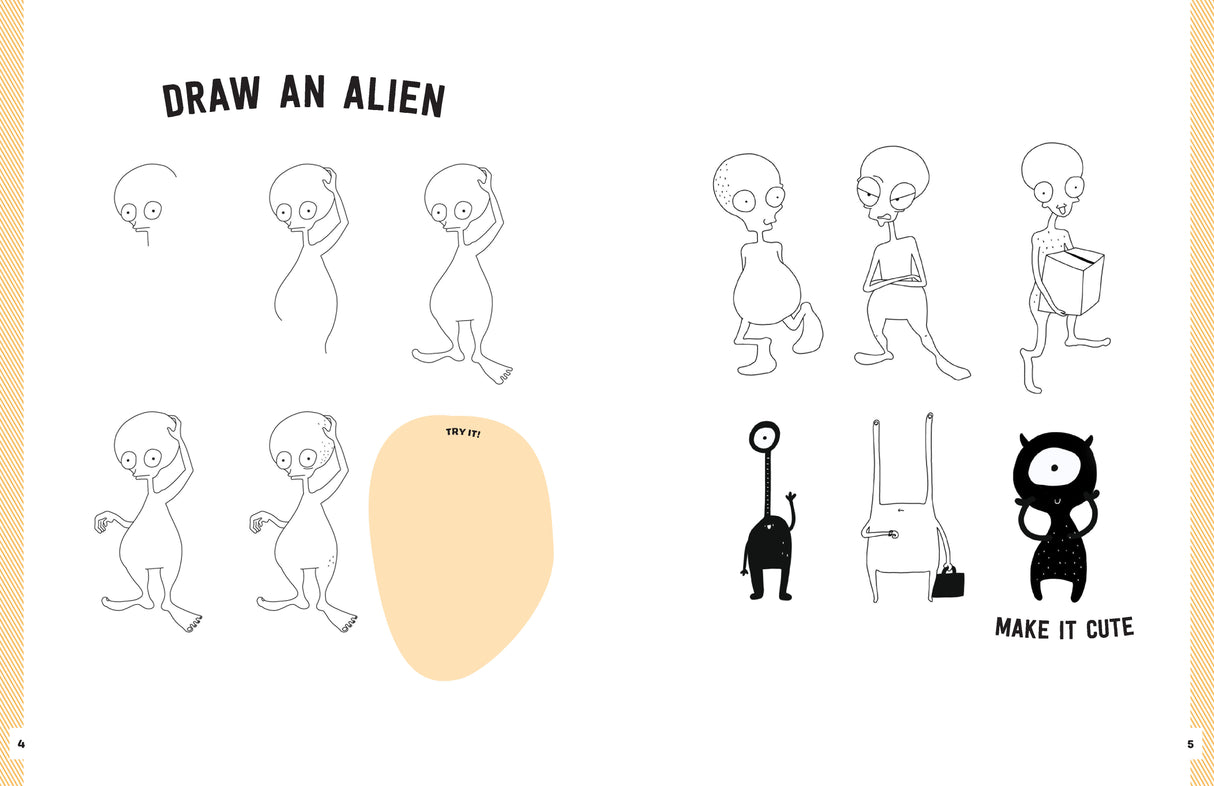 Draw 62 Characters and Make Them Cute Book