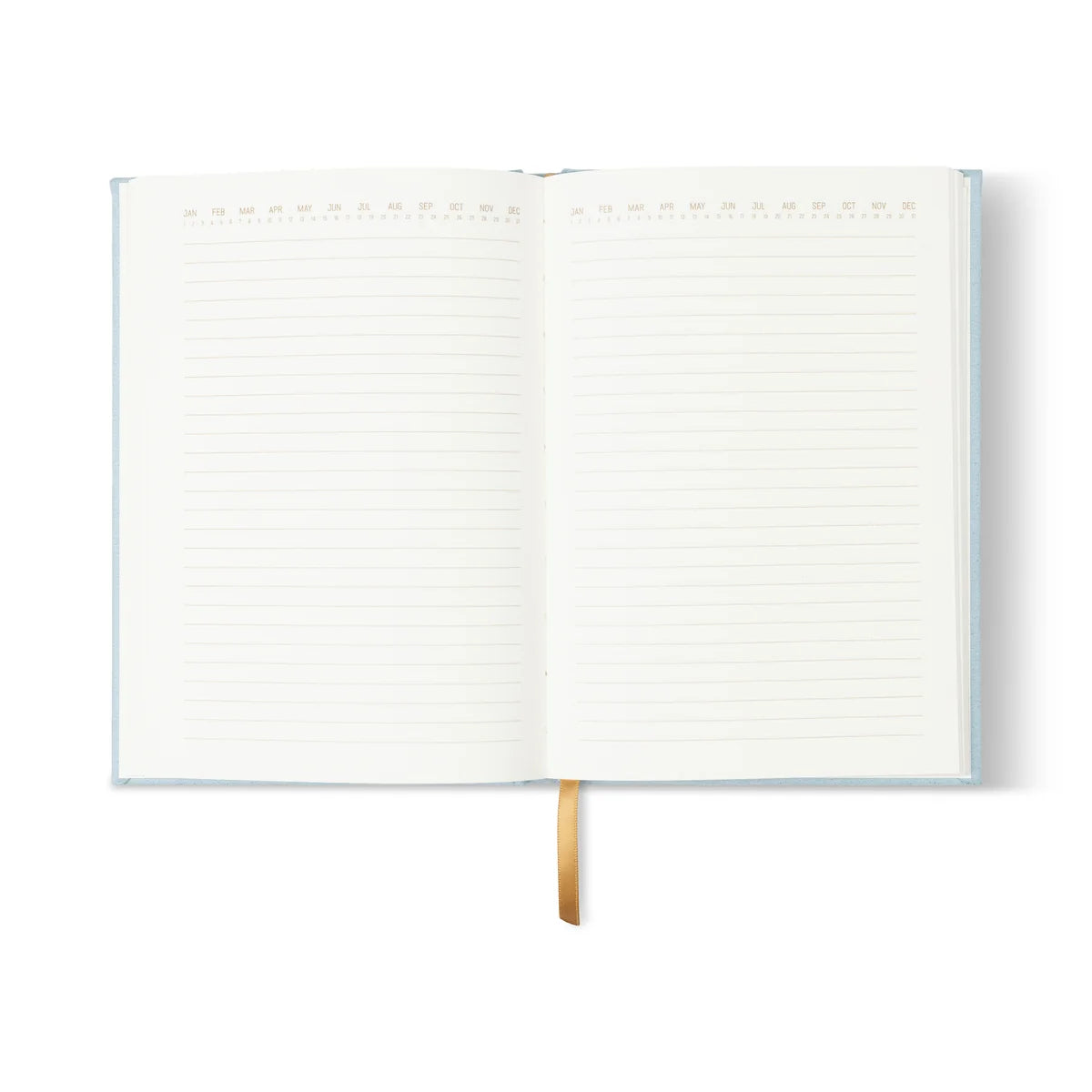 DesignWorks Hard Cover Suede Journal With Pocket  - Blue Arch Dot