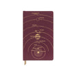 DesignWorks Book Cloth Hardcover Journal - Burgundy Solar System