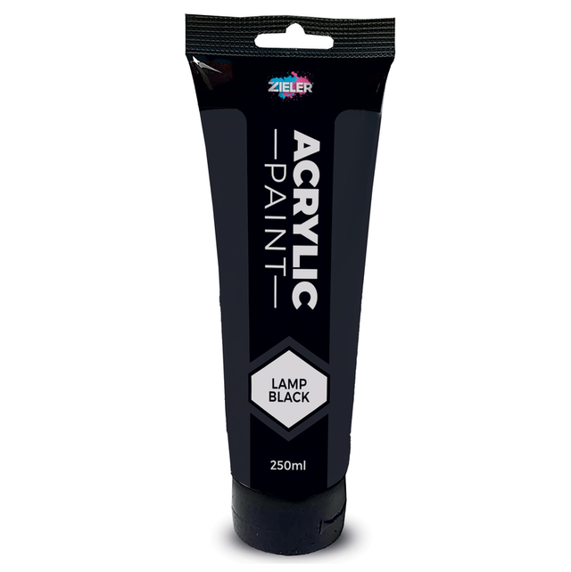 Zieler Titanium Black Paint - 250ml Tube