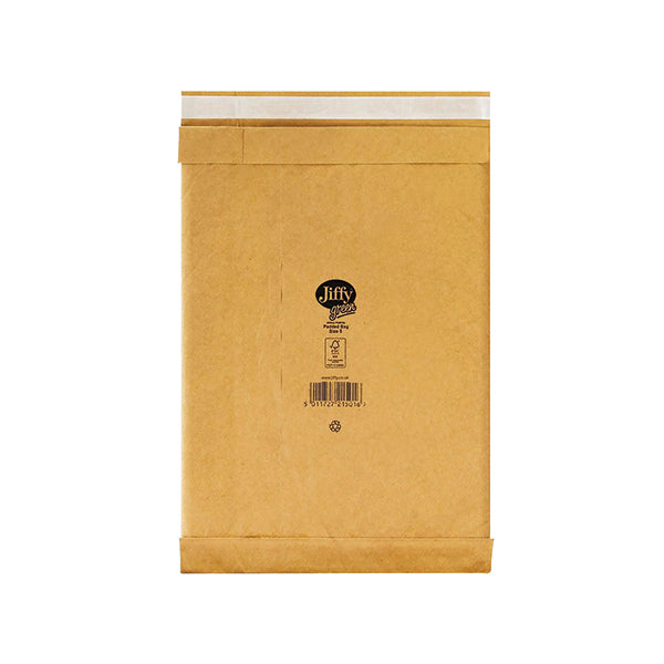 Jiffy Padded Bag Size 5 245x381mm Gold PB-5 (Pack of 100) JPB-5