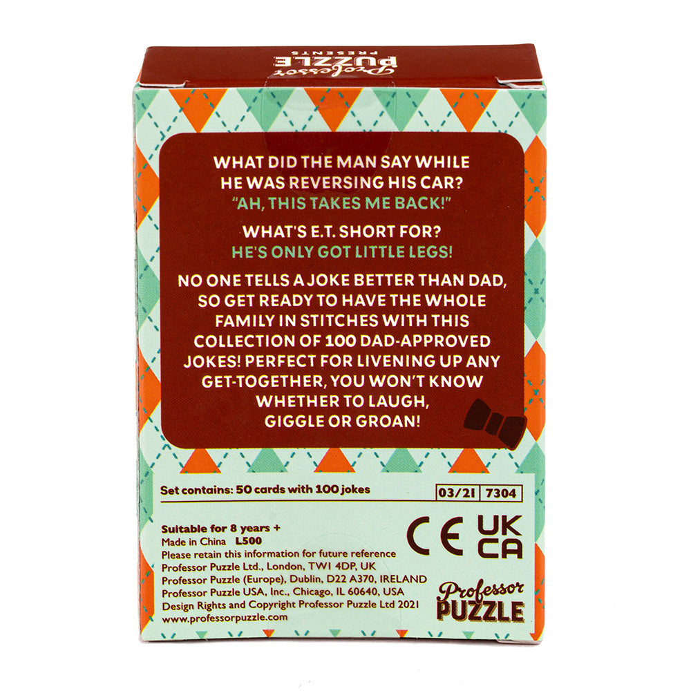 Professor Puzzle Cards - Dad Jokes