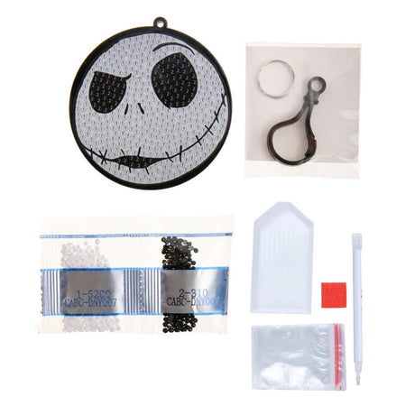 Crystal Art Bag Charm - Jack Skellington