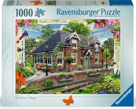 1000 Piece Jigsaw Puzzle - Railway Cottage