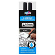 Zieler Black Acrylic Paint Pens - Extra Fine (2 Pack)