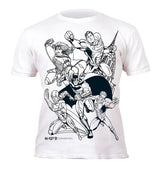 Colour in T-Shirt DC Justice League 7-8 Years