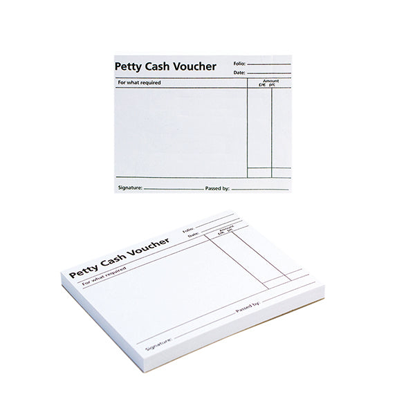 Q-Connect Petty Cash Voucher Pad 125x101mm (Pack of 10) KF00103