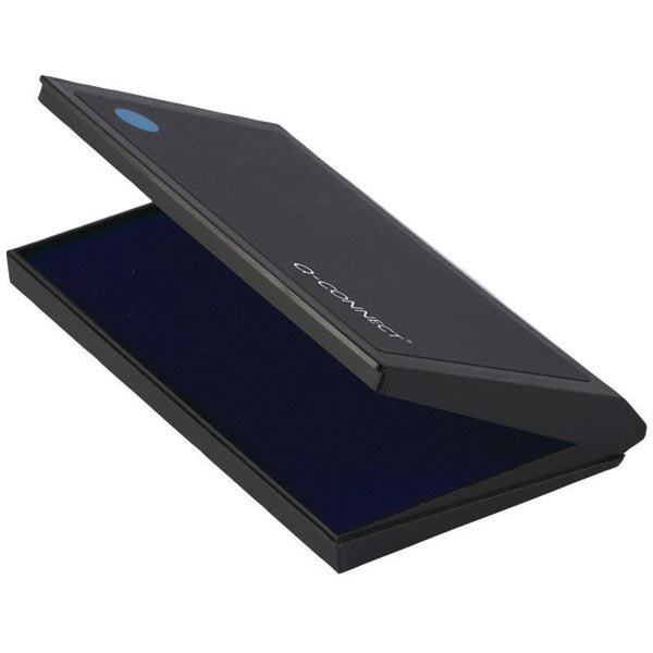 Q-Connect Large Stamp Pad Blue KF15438