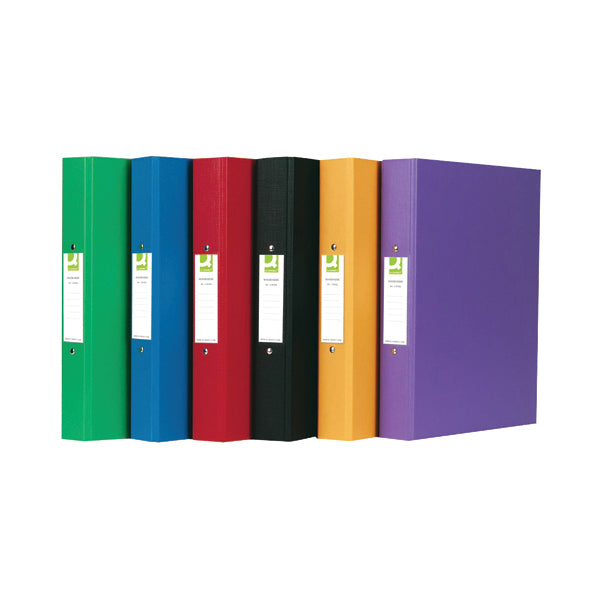 Q-Connect 25mm 2 Ring Binder Polypropylene A4 Assorted (Pack of 10) KF71446